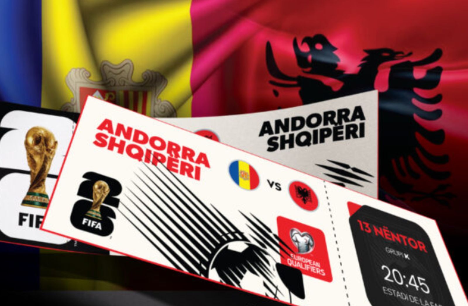 Shiten brenda 48 orësh biletat për ndeshjen Andorrë-Shqipëri, kuqezinjtë ‘pushtojnë’ stadiumin