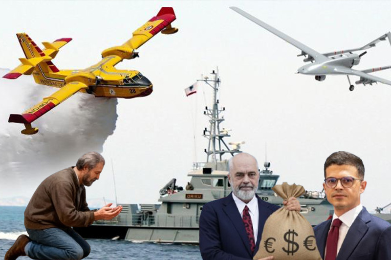 590 mln € për avionë, anije dhe dronë luftarakë, qytetari pa shërbime bazë