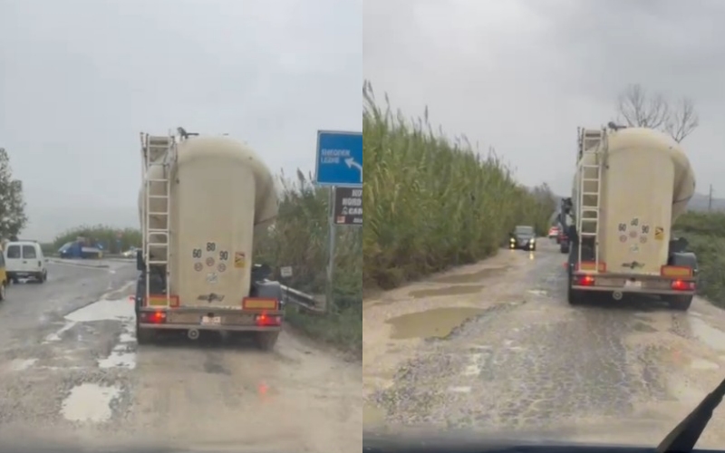 Rruga Thumanë-Fushë Krujë, qytetarët: Prej 1 viti e hapur, por me baltë dhe trafik