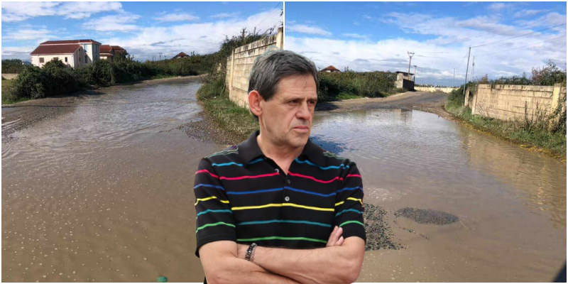 Rrugët e Kamzës europiane kalohen vetëm me varka, banorët mbushin gropat me beton