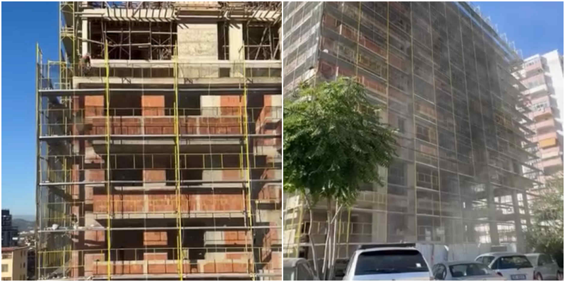 Punëtorët hedhin inertet nga pallati në rrugë, denoncimet te kryeministri i merr era