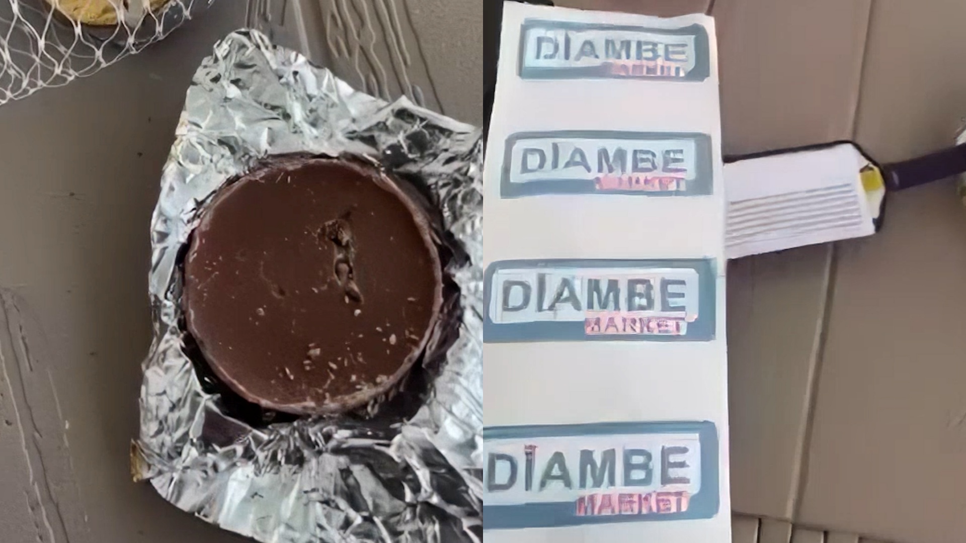 “Diambe Market” shet çokollata me krimba