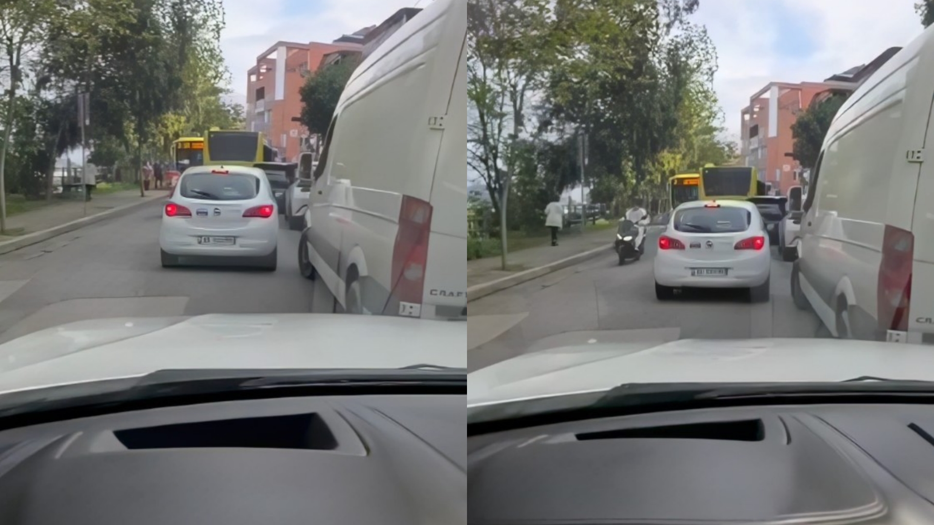 “A funksionon Polica Shtetit këtu? Parkojnë këta në rrugë, rrimë 20 minuta këtu!”