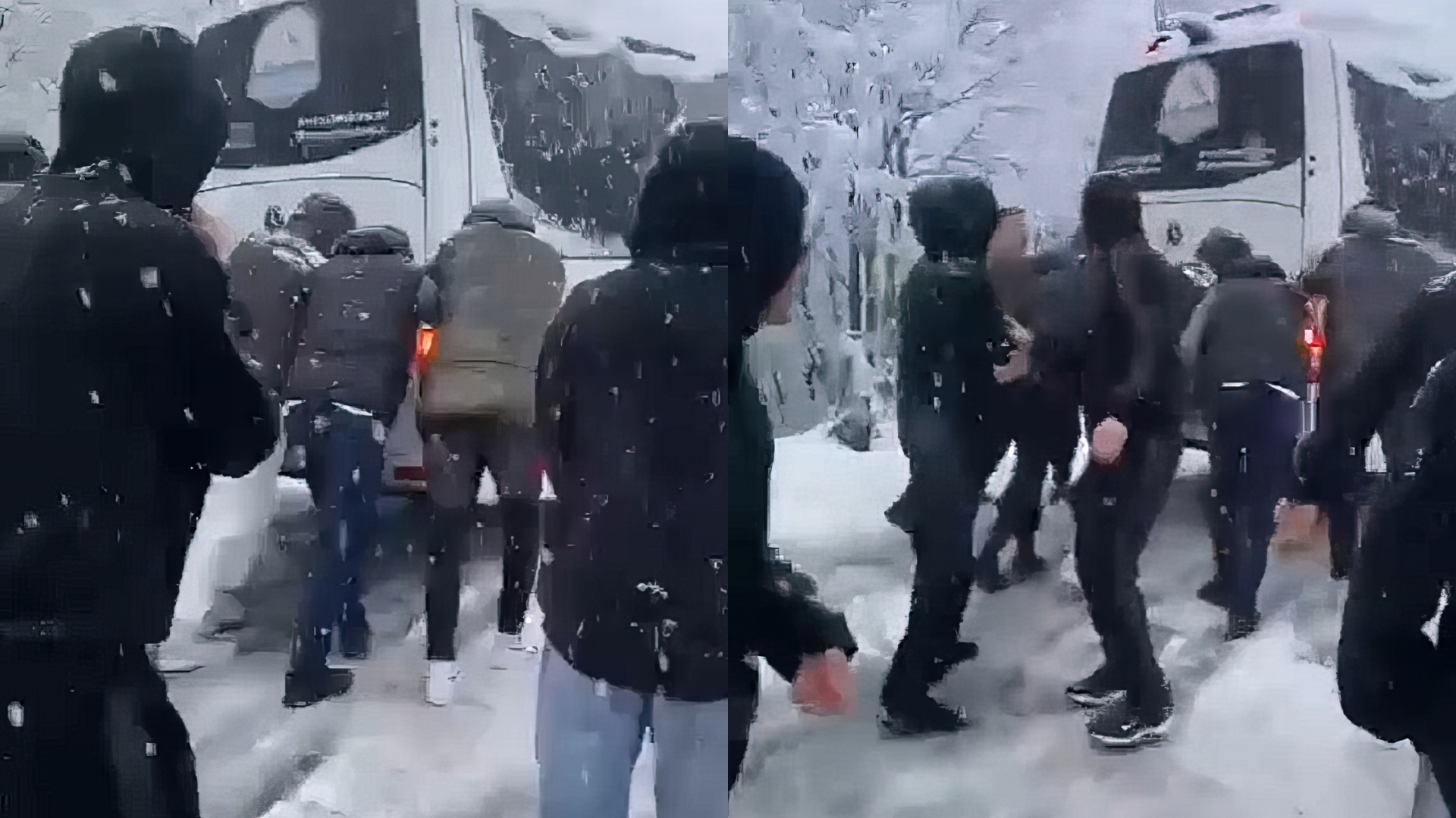 Furgonët e shkollës në Theth ngecin në dëborë, qytetarët në rrezik