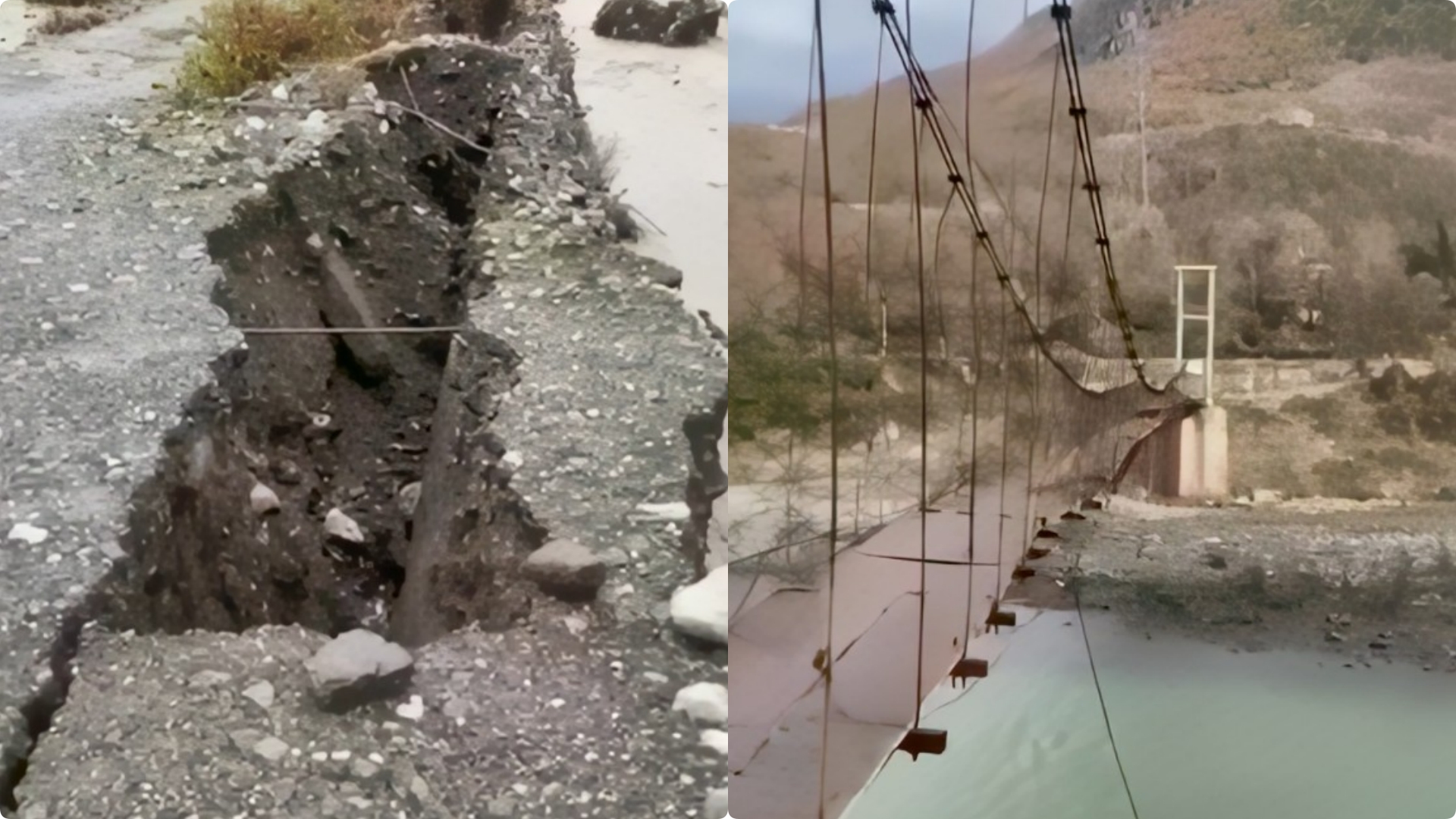 Këputet e vetmja urë kalimi në Skuraj  banorët mbeten të bllokuar