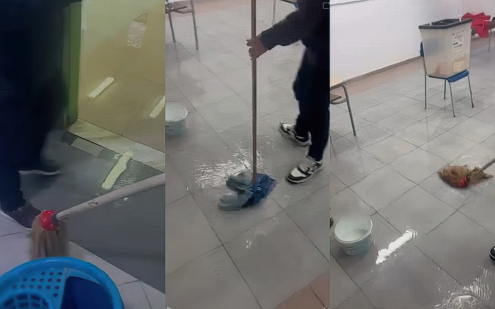 Vlonjatët me çizme në ditën e zgjedhjeve! Qendra e votimit përmbytet nga shiu