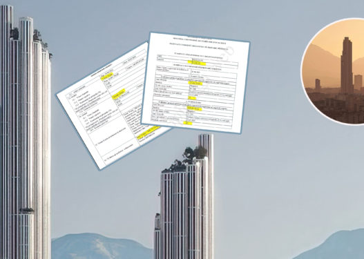 Tirana po mbytet nga betoni: Dy kulla të reja binjake ngrihen në Rrugën e Kavajës