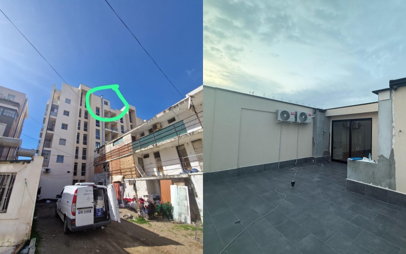 Ndërtesa pa leje mbi pallat në plazhin e Durrësit rrezikon banorët, IKMT nuk ndërhyn