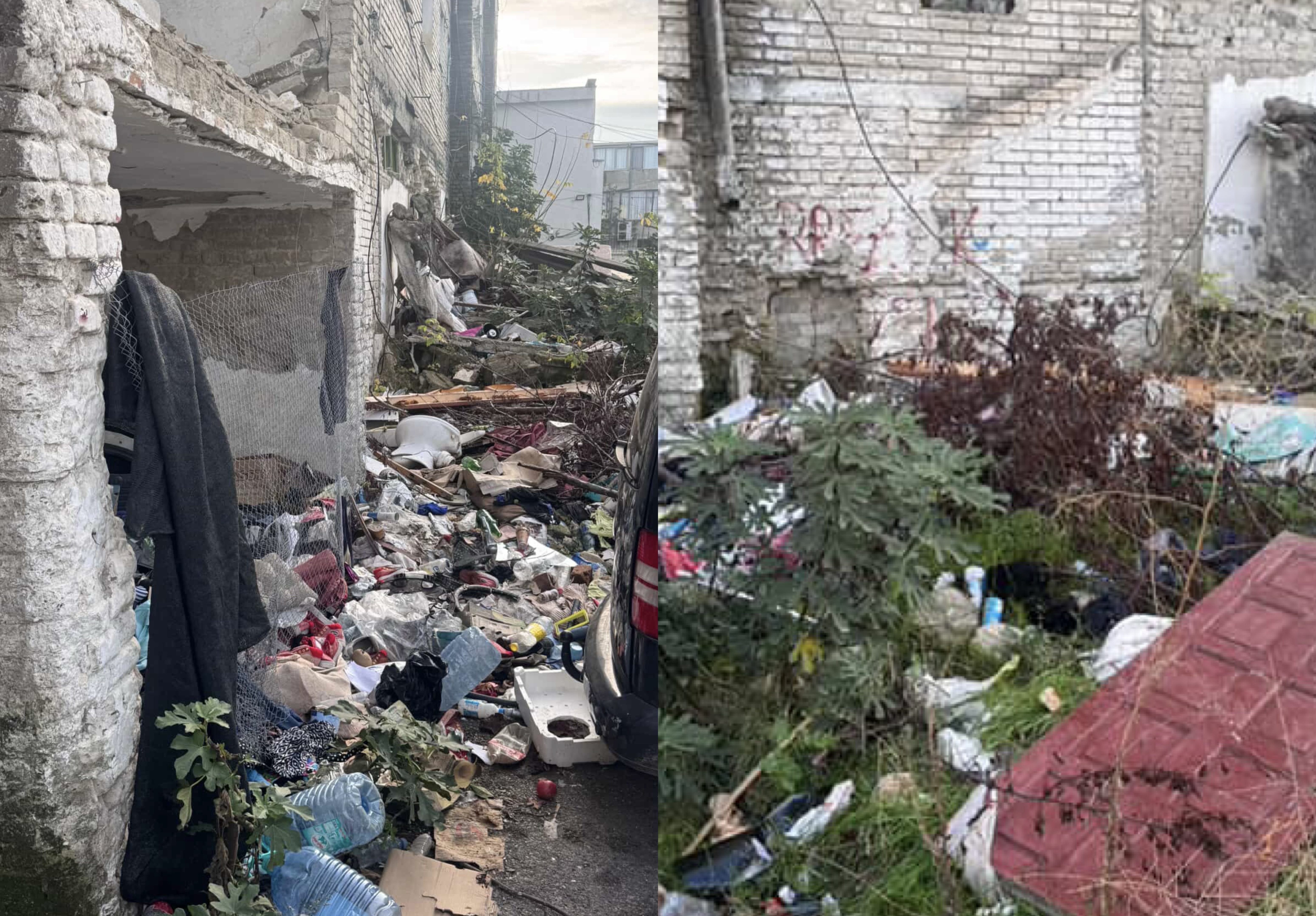 Prej 6 vitesh të pabanueshëm, pallatet e Kombinatit kthehen në landfille mbeturinash