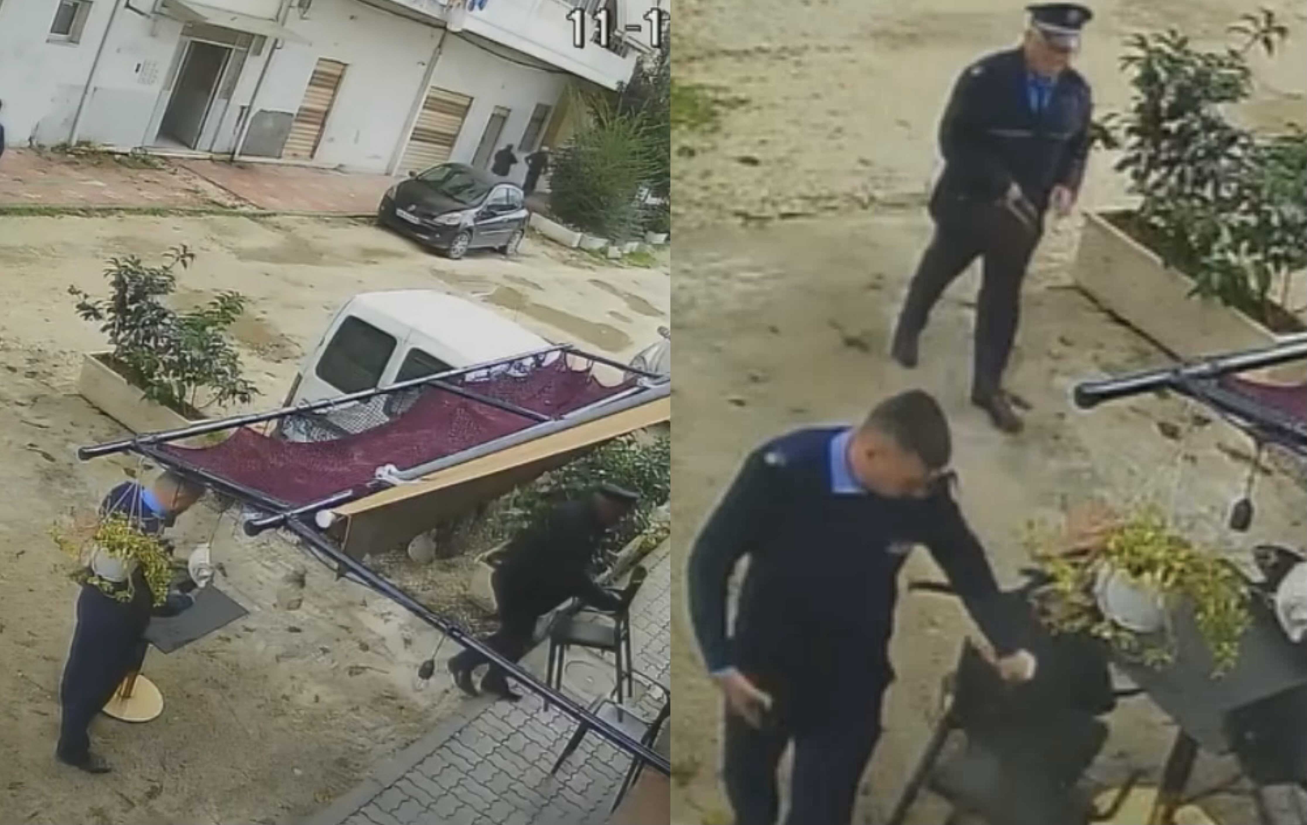 Votat i mori, Bruna Mersini nxjerr policët nëpër lagje për të hequr tavolina e karrige