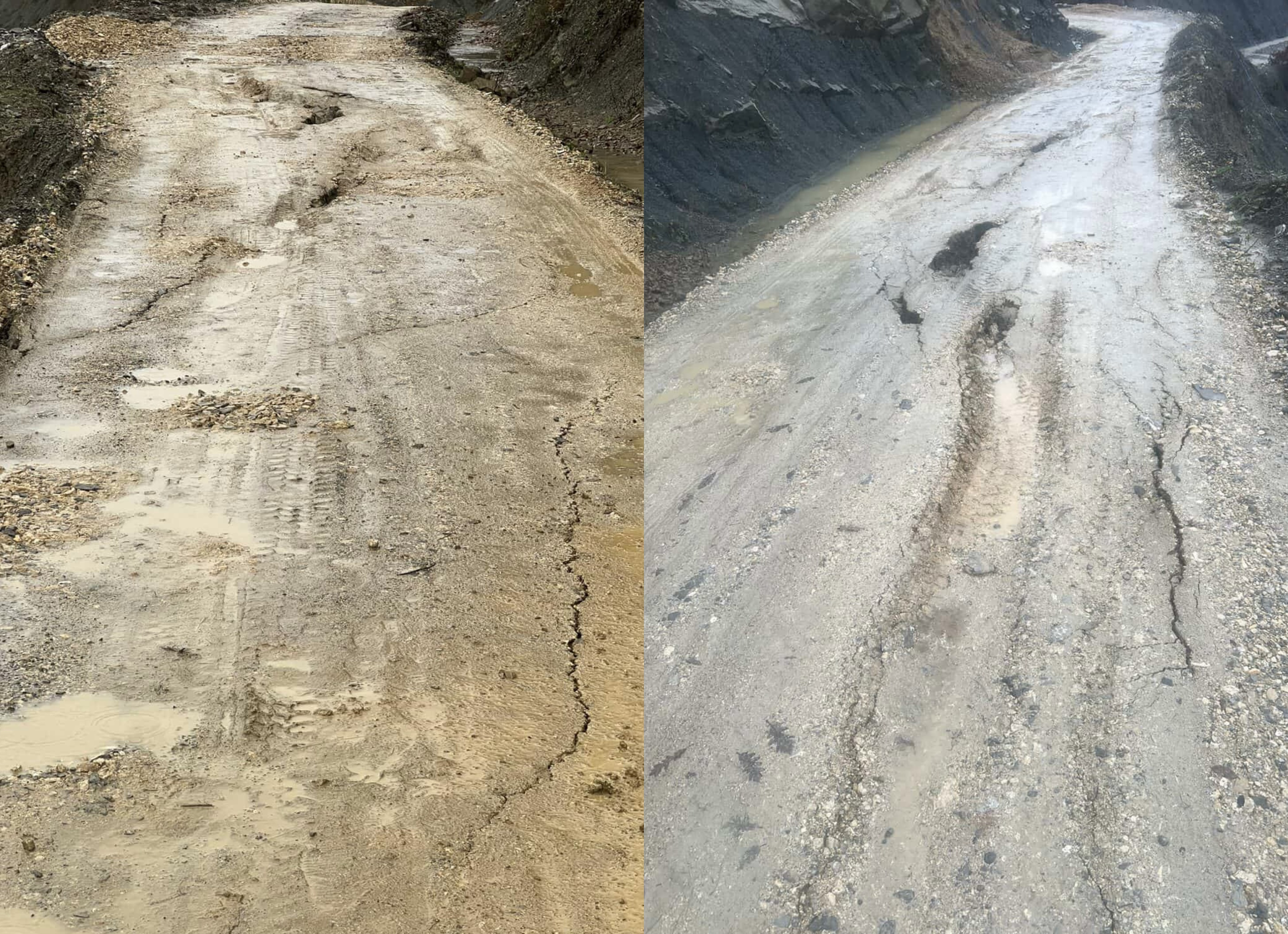 Rruga e Zall-Bastarit në rrezik shembjeje: Katër fshatra mund të mbeten të izoluar