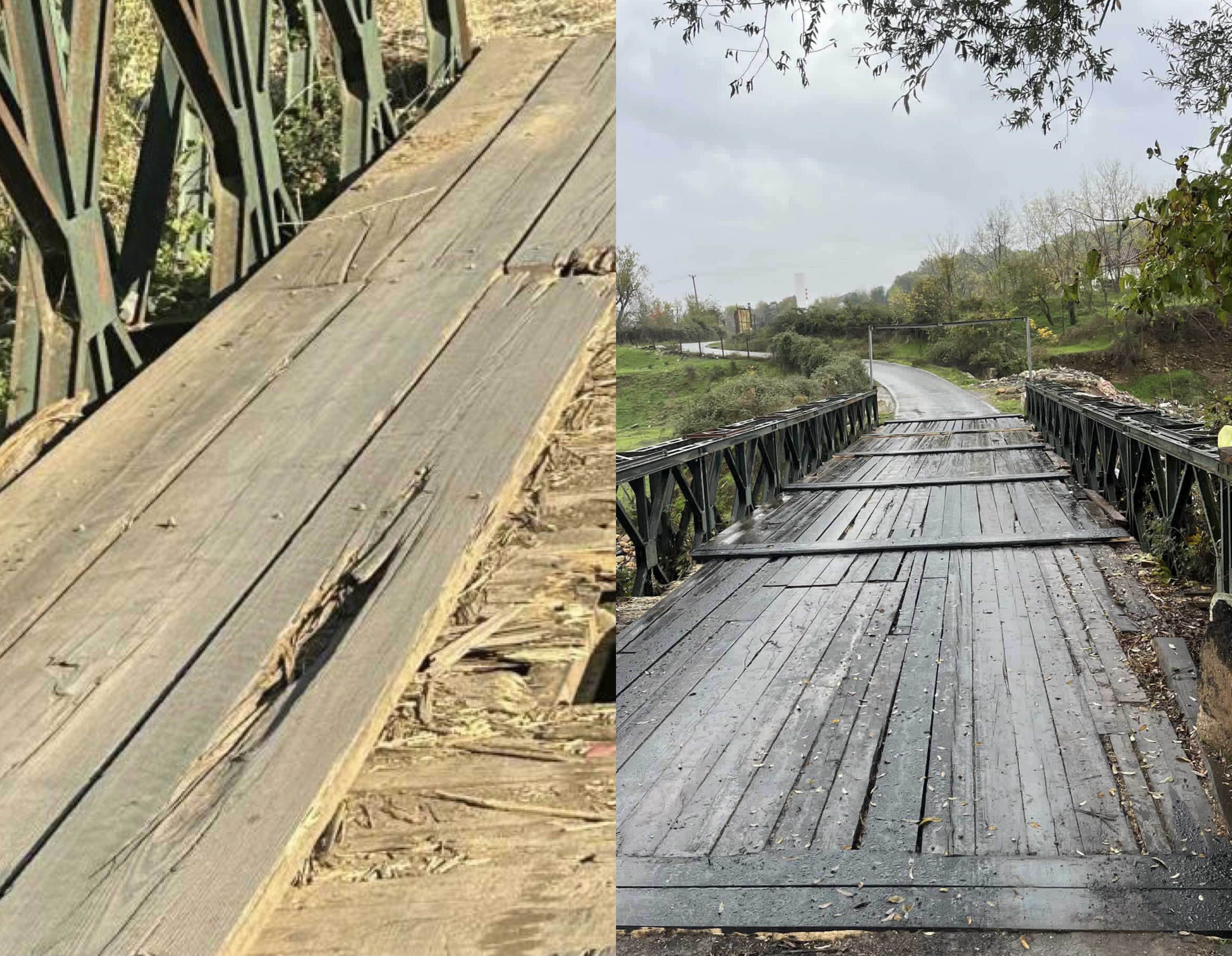 Edhe në Mat investimet kryhen 2 ditë para zgjedhjeve, urës i ndërrohen dërrasat sa për sy e faqe