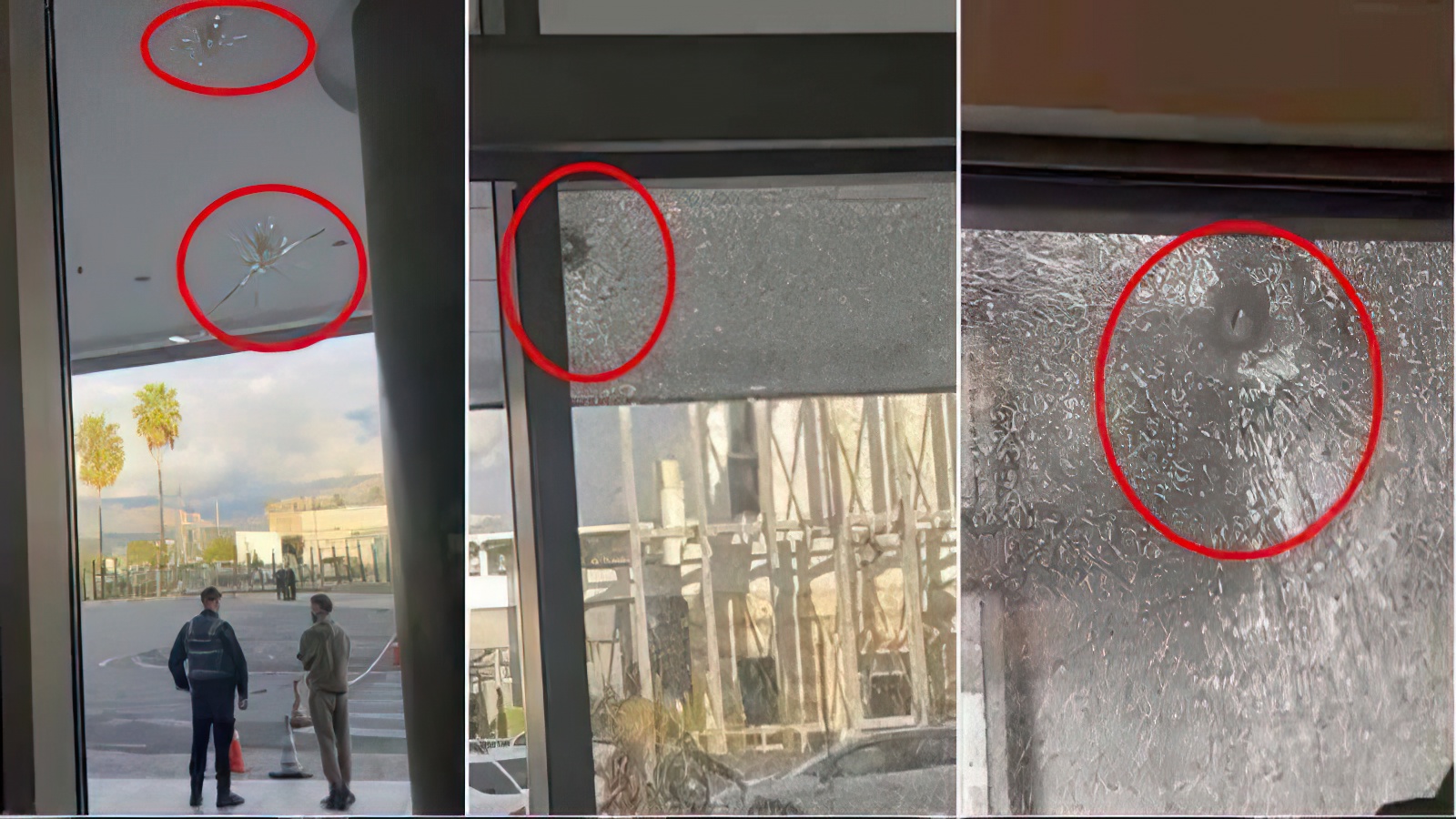 Atentati në Rinas, breshëria e plumbave nuk kursen as xhamat e hotelit aty pranë