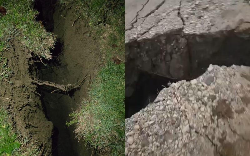 Rrëshqitja e tokës nga punimet e autostradës rrezikon banesat në Vaqarr