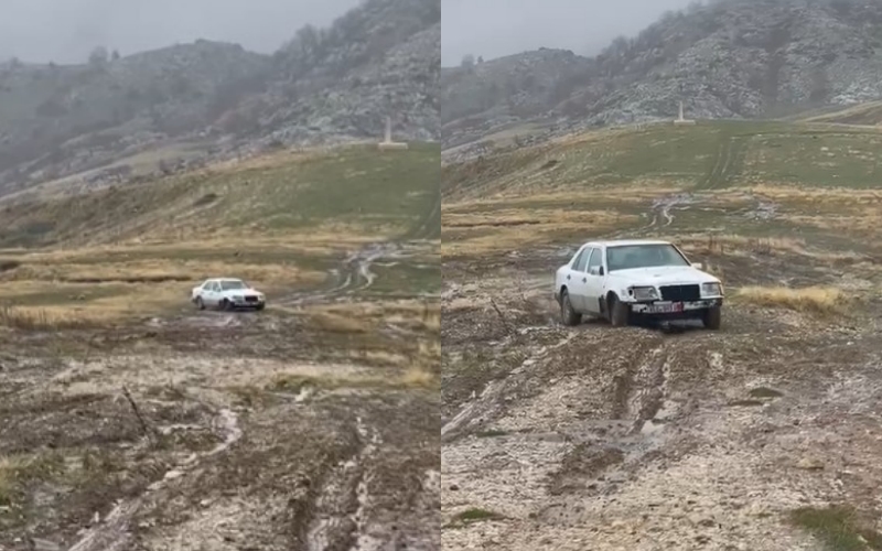 VIDEO/ I riu sfidon 4×4, ngjit malin e Tomorrit me W124!