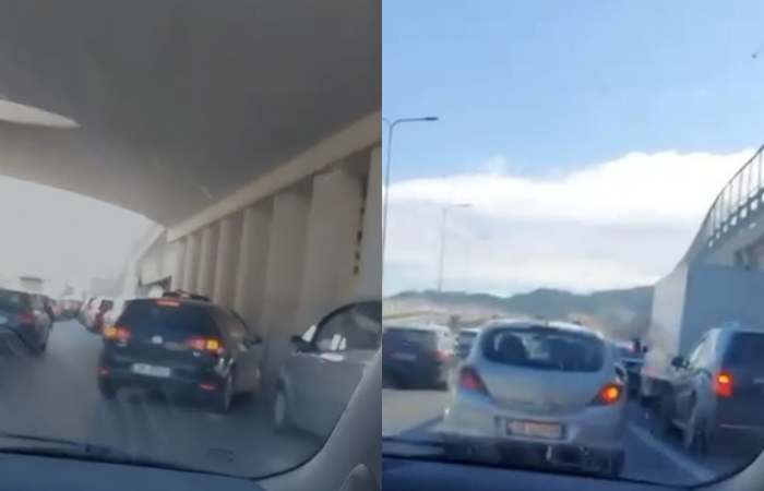 Trafiku në Tiranë nga papërgjegjshmëria e shoferëve, nuk respektojnë radhën