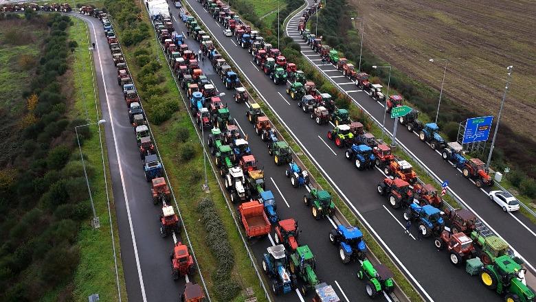 Bllokohet sërish aksi Kakavijë Janinë për shkak të protestës së fermerëve në Greqi