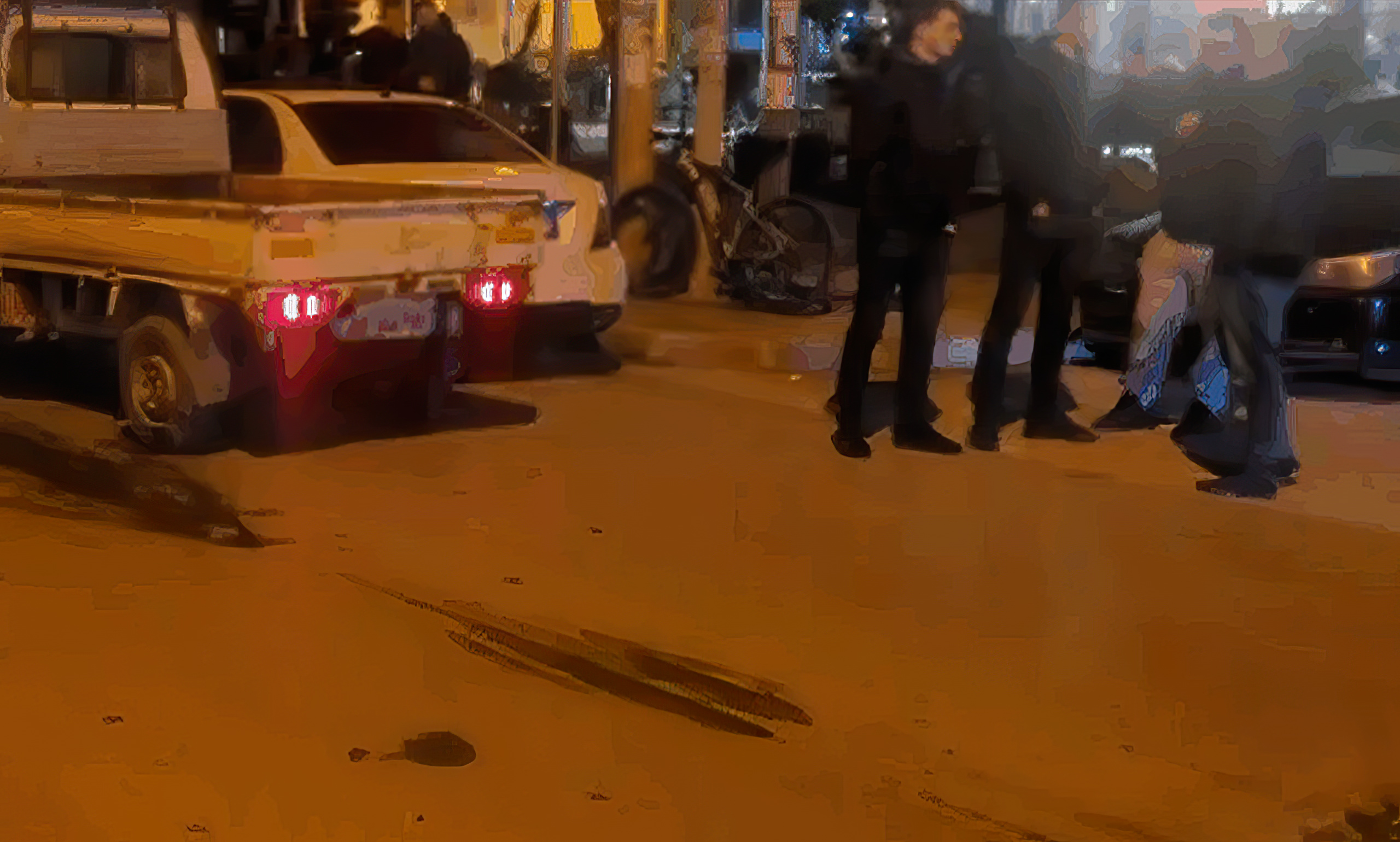 Aksident gjatë natës në Tiranë  plagoset polici i  Shqiponjës 