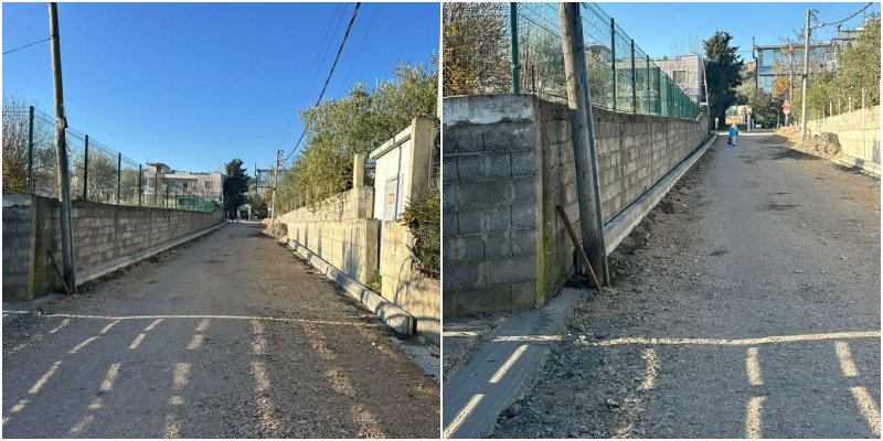 Në rrugën “Aristoteli” këmbësorët lihen në harresë; Bordura ka, trotuar jo