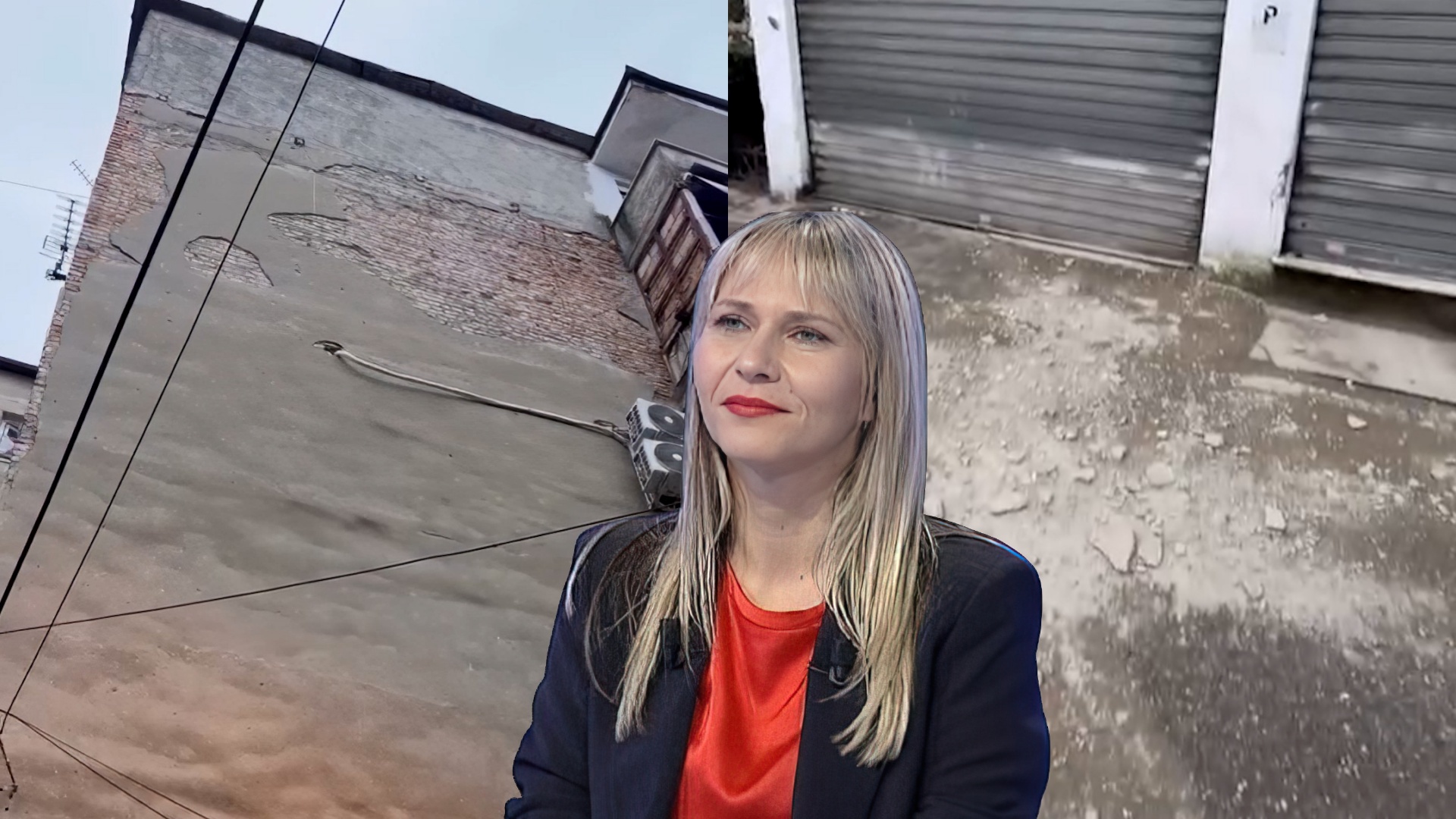 Shpëtojnë fëmijët në Tiranë  fasada e pallatit për pak i zuri poshtë