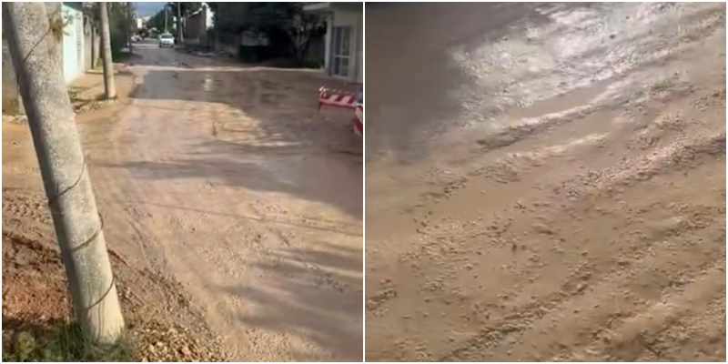 Rruga e lagjes Mbrostar në gjendje alarmante, banorët në pritje të reagimit të institucioneve