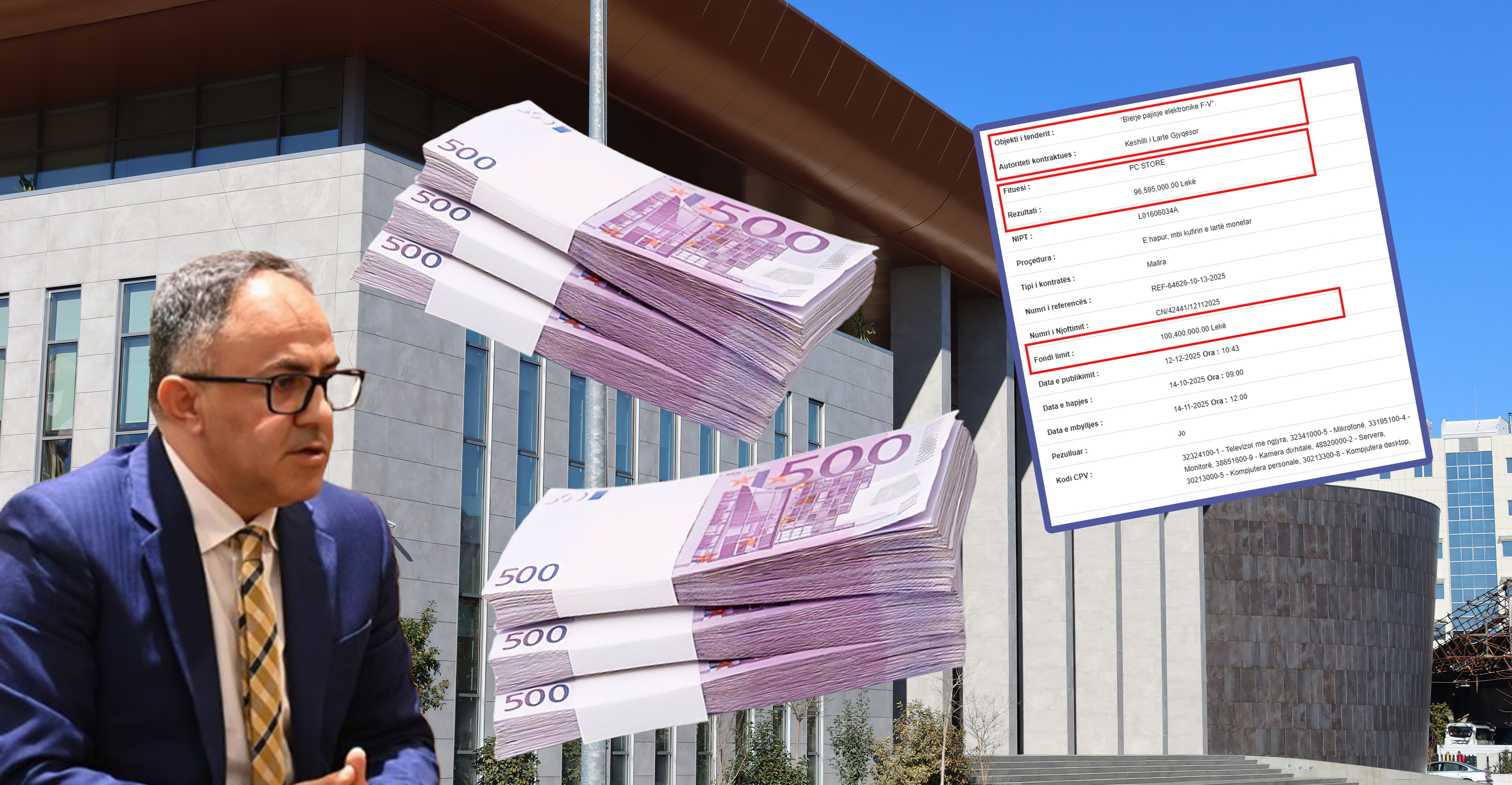 Shqiptarët  i grabit  edhe KLGJ  Ilir Rusi jep 1 2 milion euro në tenderin abuziv