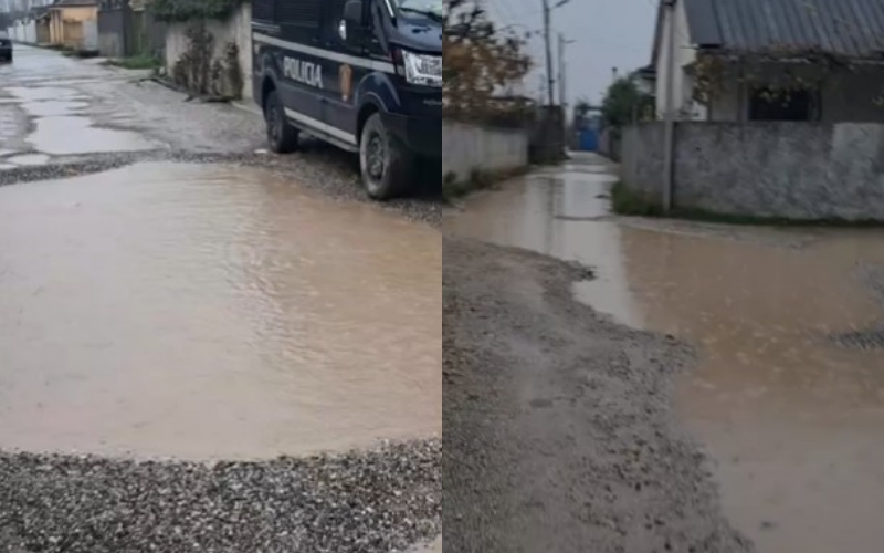 Rruga në Kiras me gropa  30 vite degradim  asnjë ndërhyrje nga bashkia Shkodër