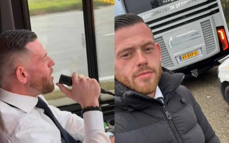 Nga timoni te skena  shoferi që u bë këngëtar pas performancës në autobus