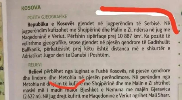 Gjeografia në Maqedoninë e Veriut u mëson fëmijëve shqiptarë t i thërrasin Kosovës  Metohi   si serbët