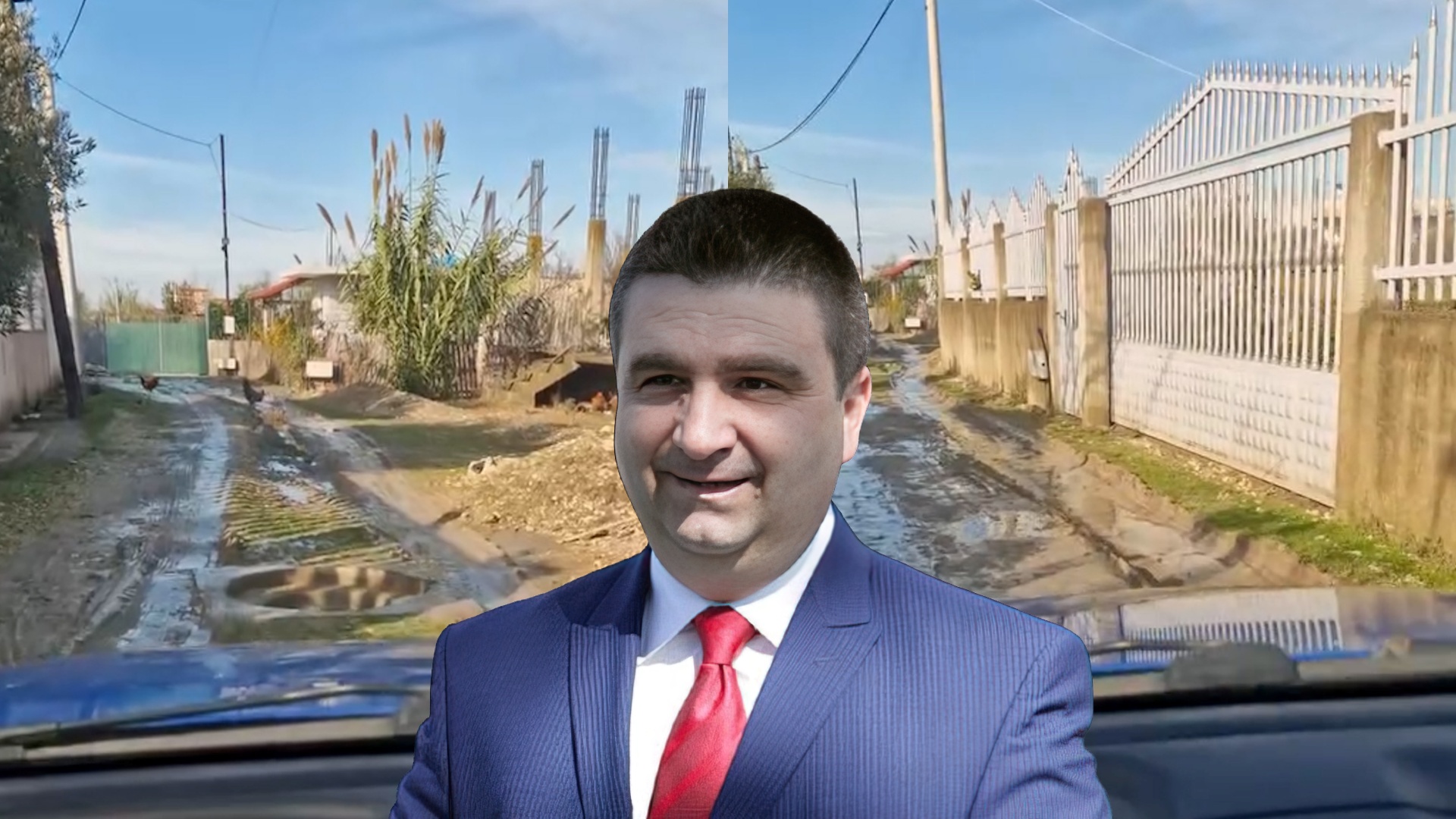 Armando Subashi me  pushime   Qytetarët  notojnë  në baltë