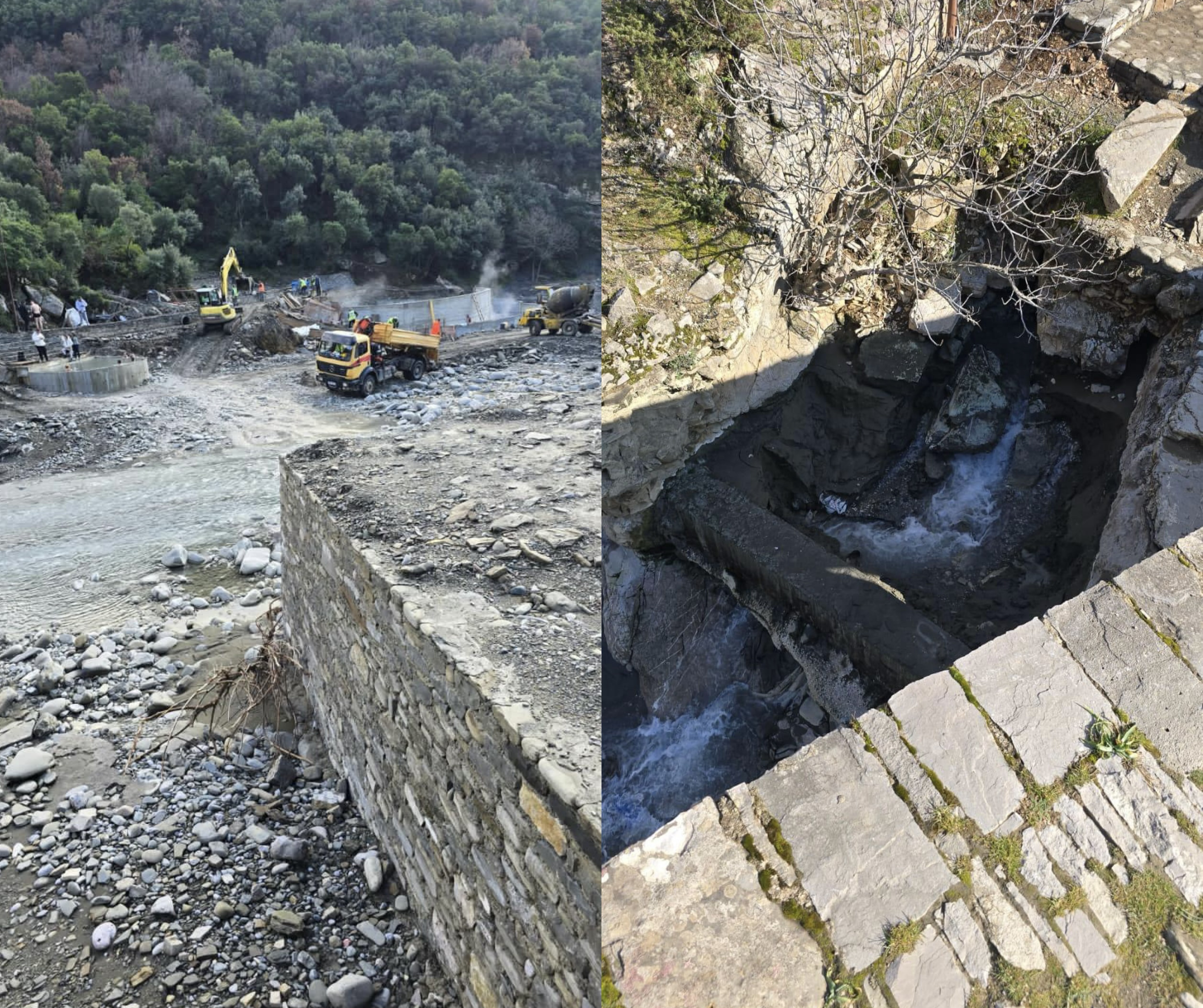 Betonizimi i llixhave të Bënjës s ka të ndalur  fadromat e kamionët në mesin e pushuesve