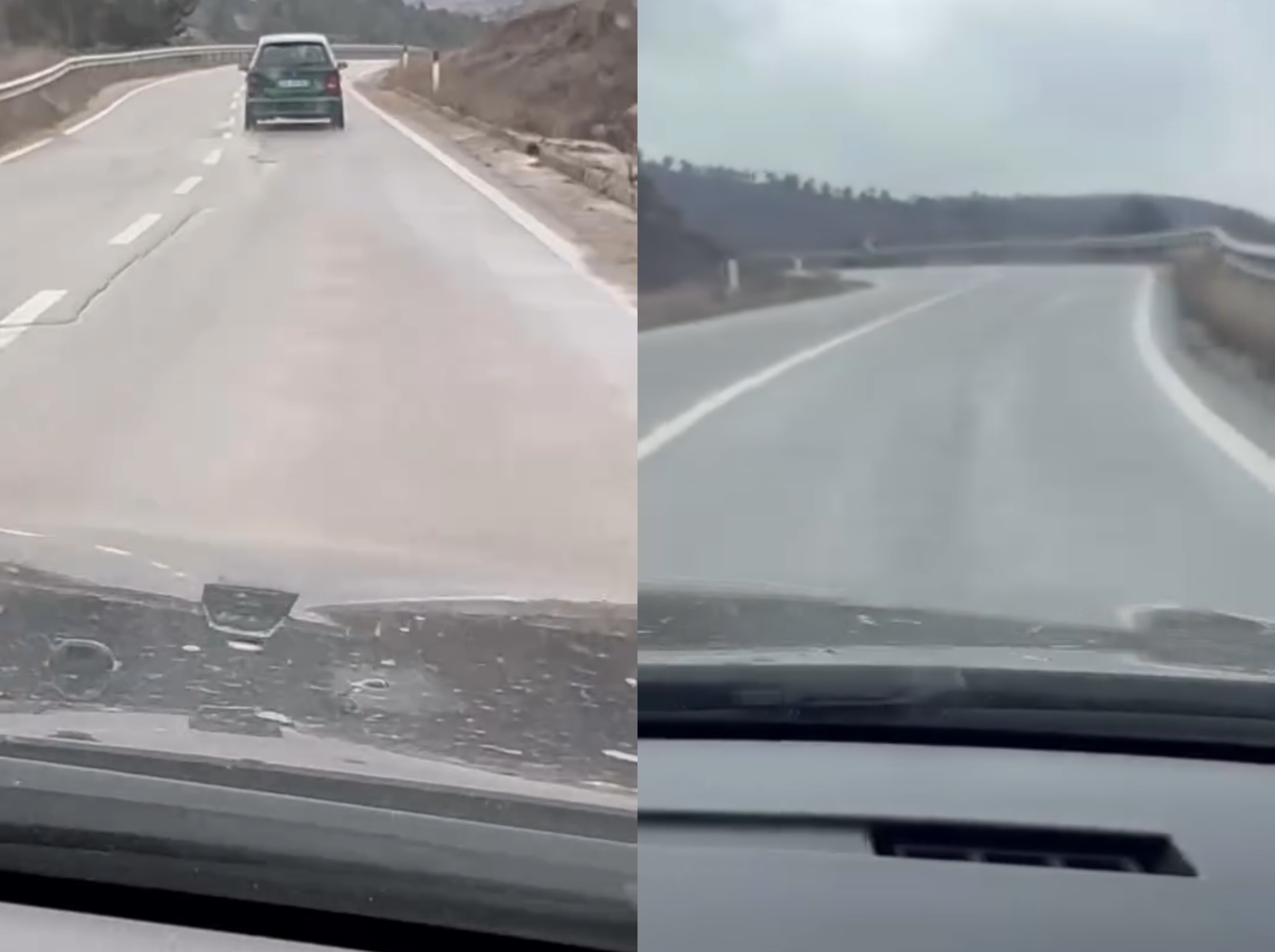 Udhëtoni me kujdes  Në Voskopojë dyshohet se kanë hedhur vaj