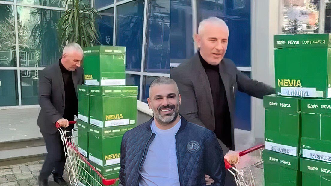 VIDEO/ Një “mal” dosjesh të Safet Bajrit, avokati i tij i merr me karrocë marketi