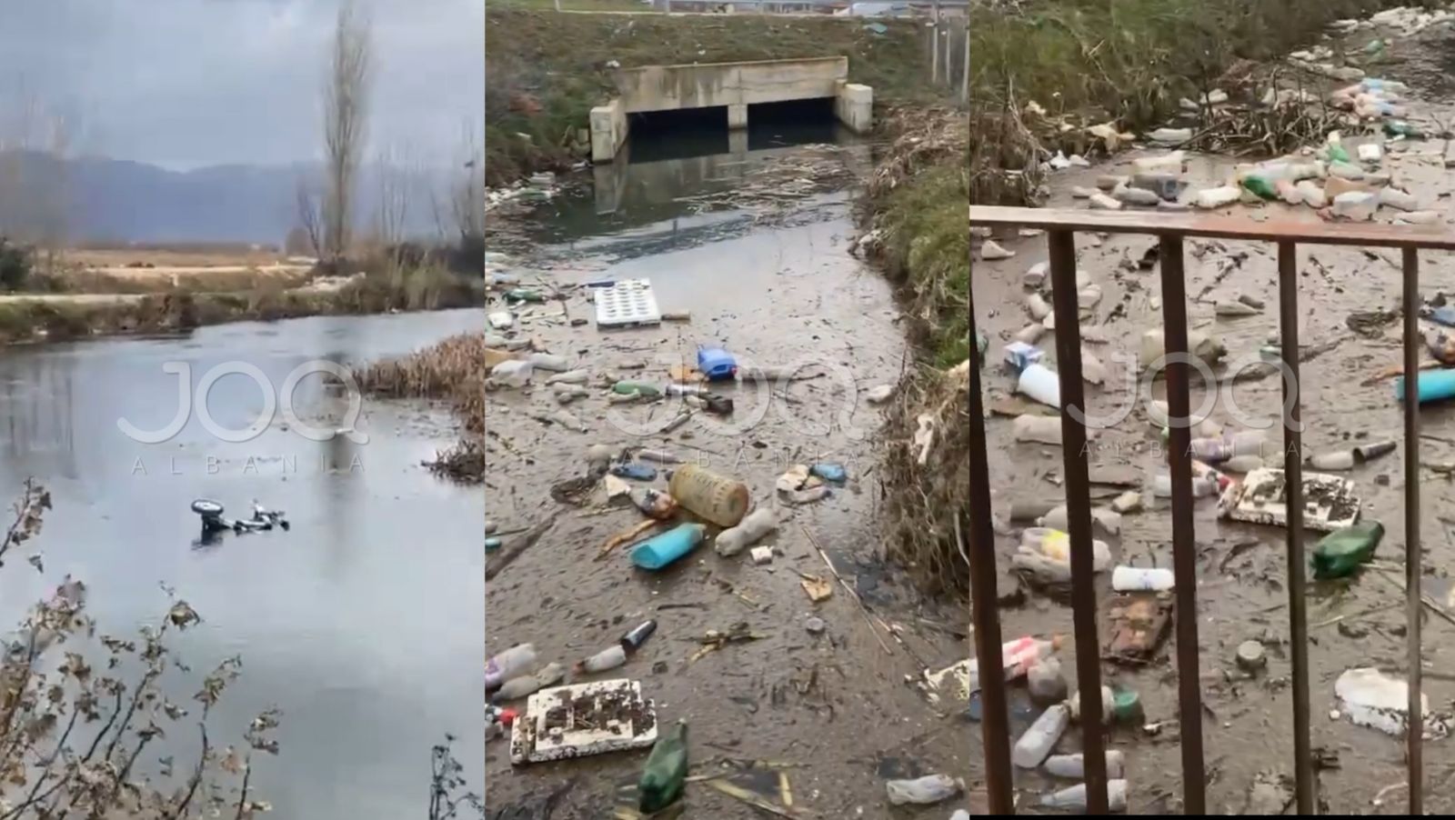 Bashkia e Pogradecit pastron kanalet nga njëra anë, por mbeturinat i hedh nga ana tjetër