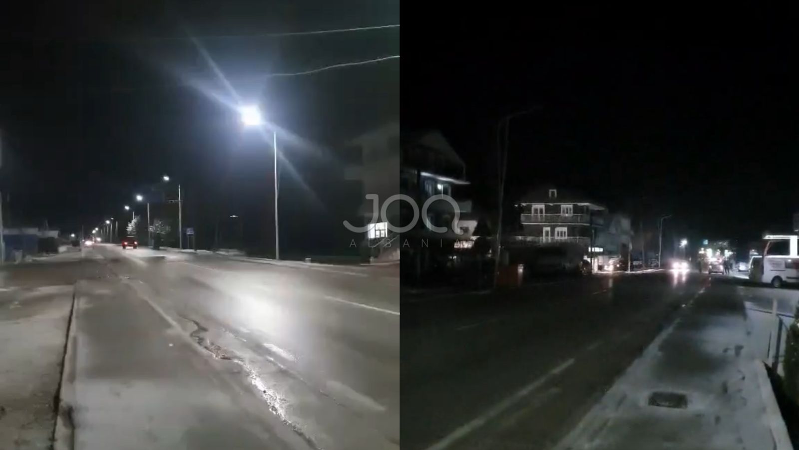 Bashkia e Pogradecit lë gjysmën e rrugës pa ndriçim pas vjedhjes së kabllove