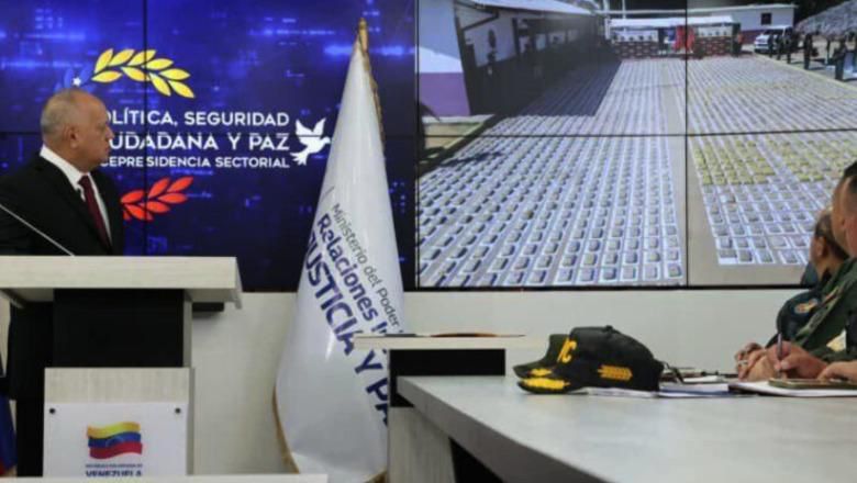 Sekuestrohen mbi 6 8 tonë drogë në Venezuelë  Ministri Cabello  Pas aktivitetit është  mafia shqiptare që operon nga Ekuadori