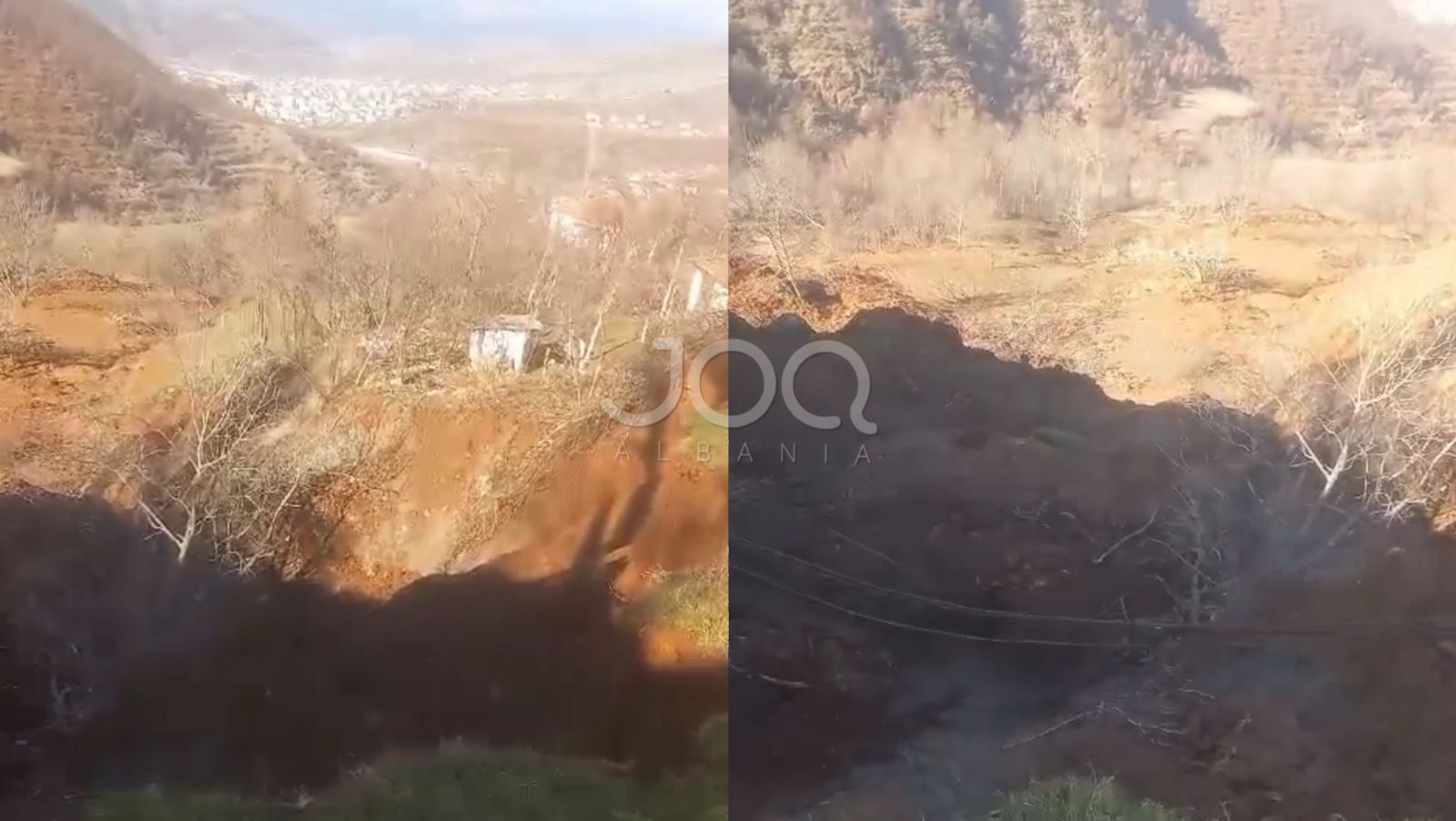 Rrëshqitja masive e dheut në Spathar po rrezikon jetën e banorëve