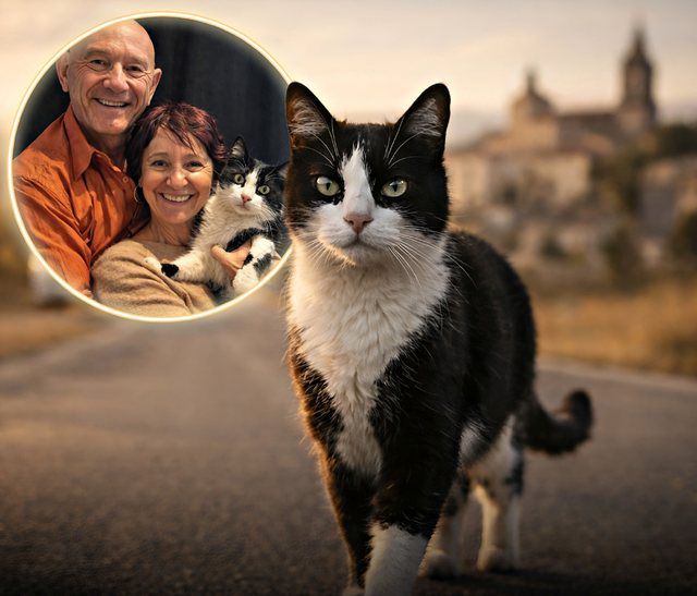  U humbi pronarëve në Spanjë  macja kthehet pas 5 muajsh në shtëpinë e saj në Francë 