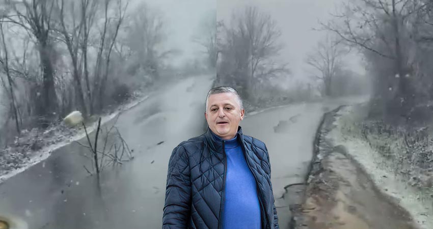 Rrëshqitje dheu në aksin Luzni–Peshkopi, rrezik për shoferët