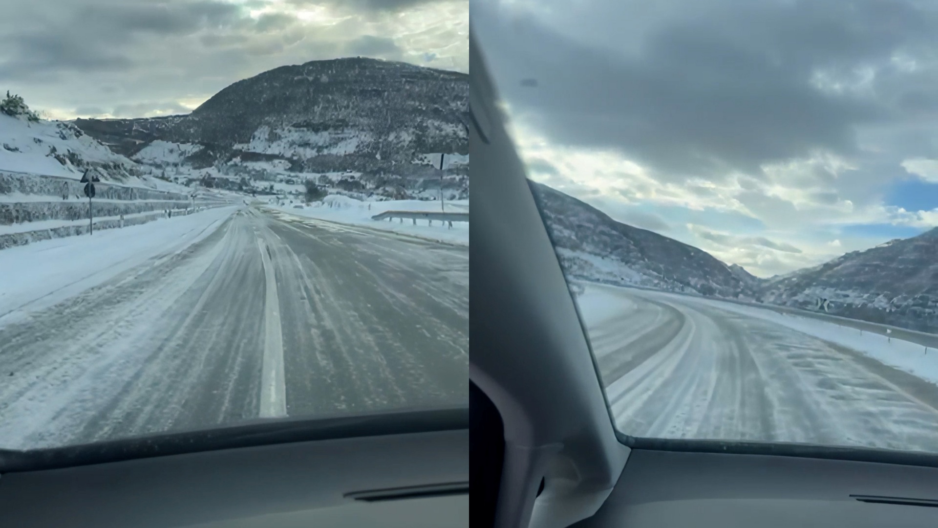 “Kujdes në Qafë-Thanë, rruga është mbuluar nga akulli i zi”
