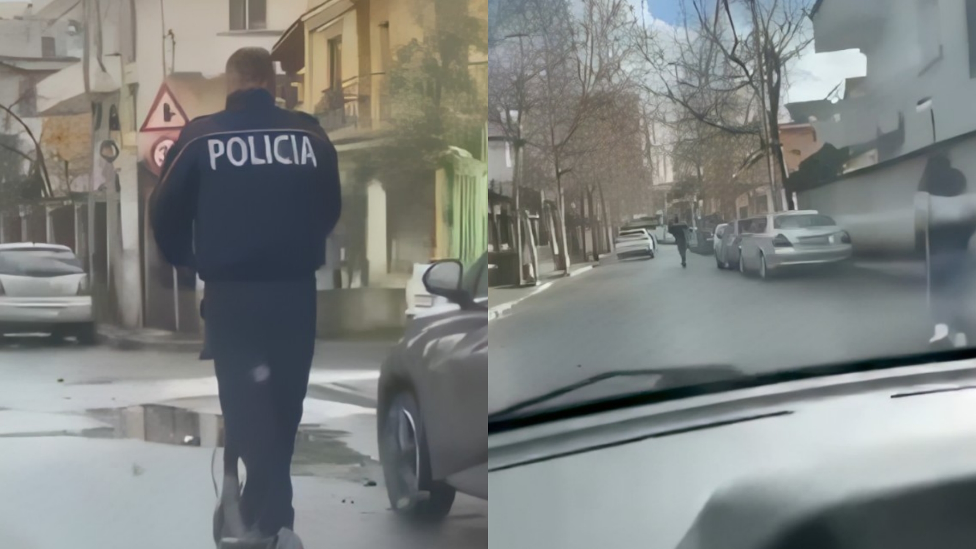 Polici sfidon Bana Koçiun   del në qarkullim  me skuter