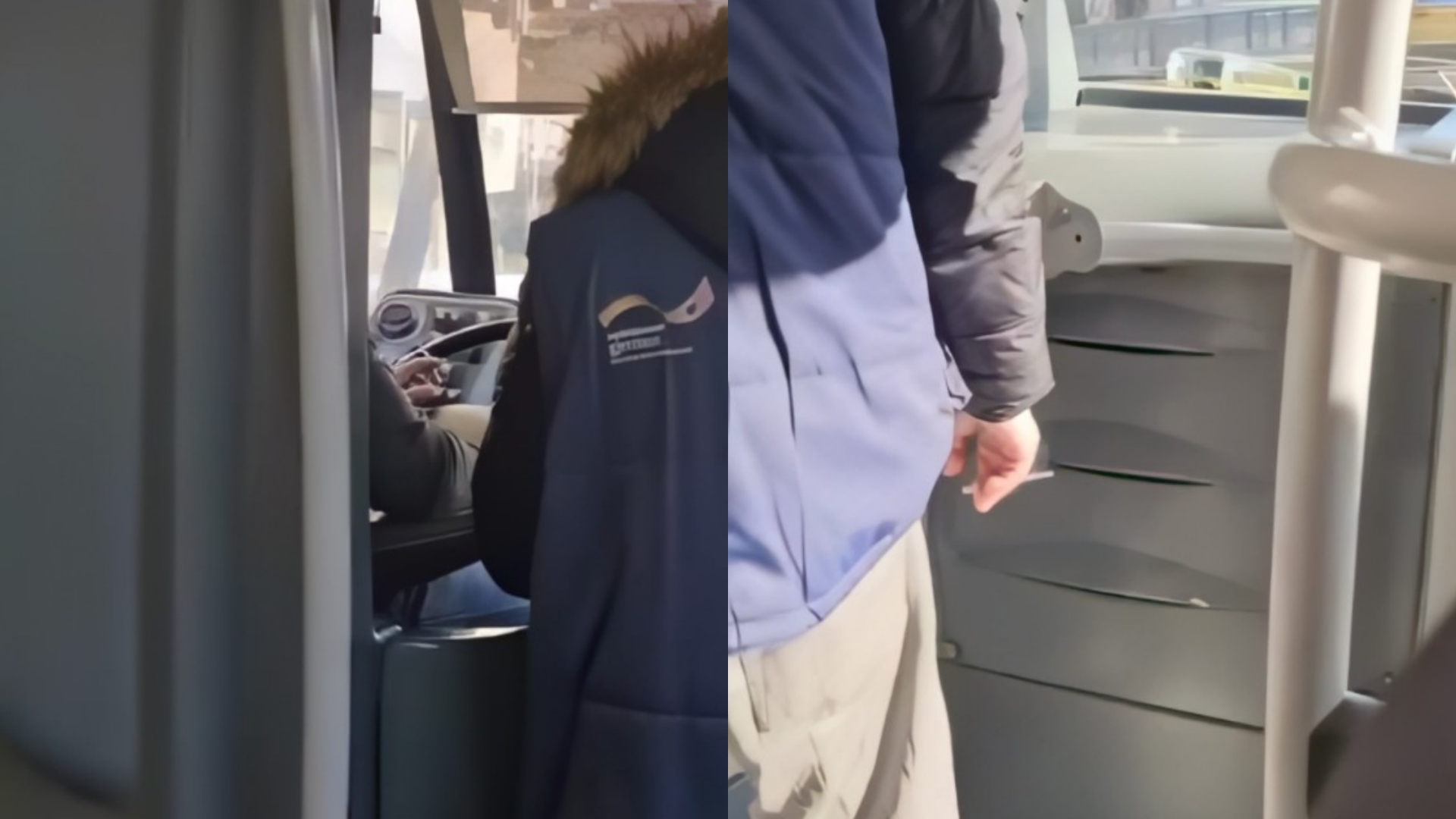 Shoferin dhe faturino i zë stresi, tymosin cigare brenda në autobus