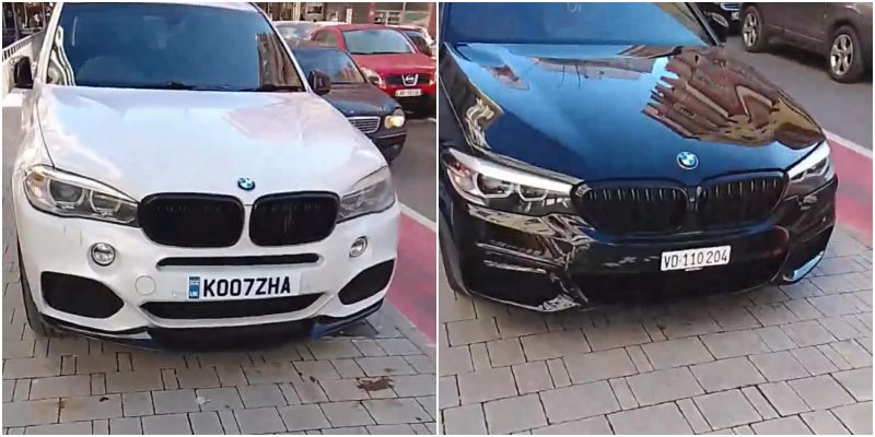 Në Astir makinat parkohen   në trotuar, qytetarët ecin në rrugë