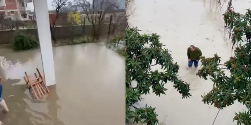 Përmbytje edhe në Vorë! Banorët kërkojnë ndihmë, askush nuk përgjigjet
