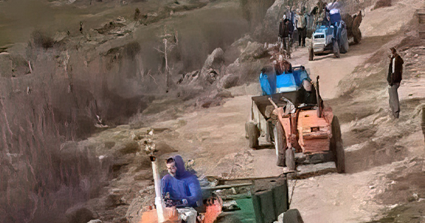 Banorët e fshatit Gribë të braktisur nga institucionet  shtrojnë vetë rrugën