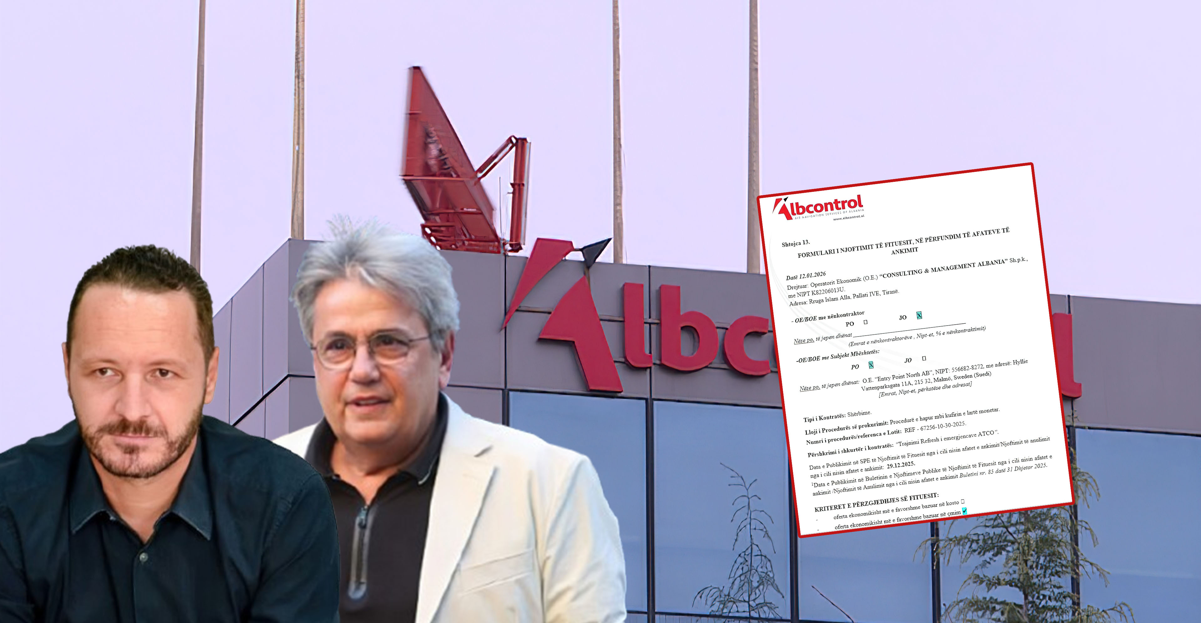 Kompania e përfshirë në skandalin  Beci Berberi  rrëmben 700 mijë euro nga Albcontrol