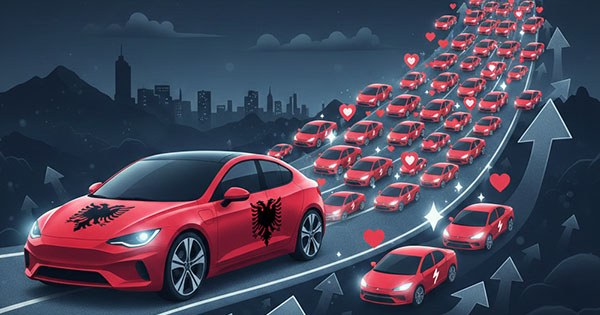 Shqiptarët  dashurohen  pas makinave elektrike  Numri i tyre rritet me 98  në një vit