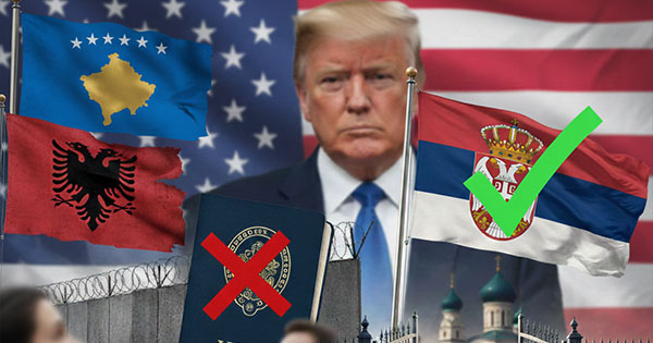 SHBA pezullon vizat për Shqipërinë dhe Kosovën  por jo për Serbinë