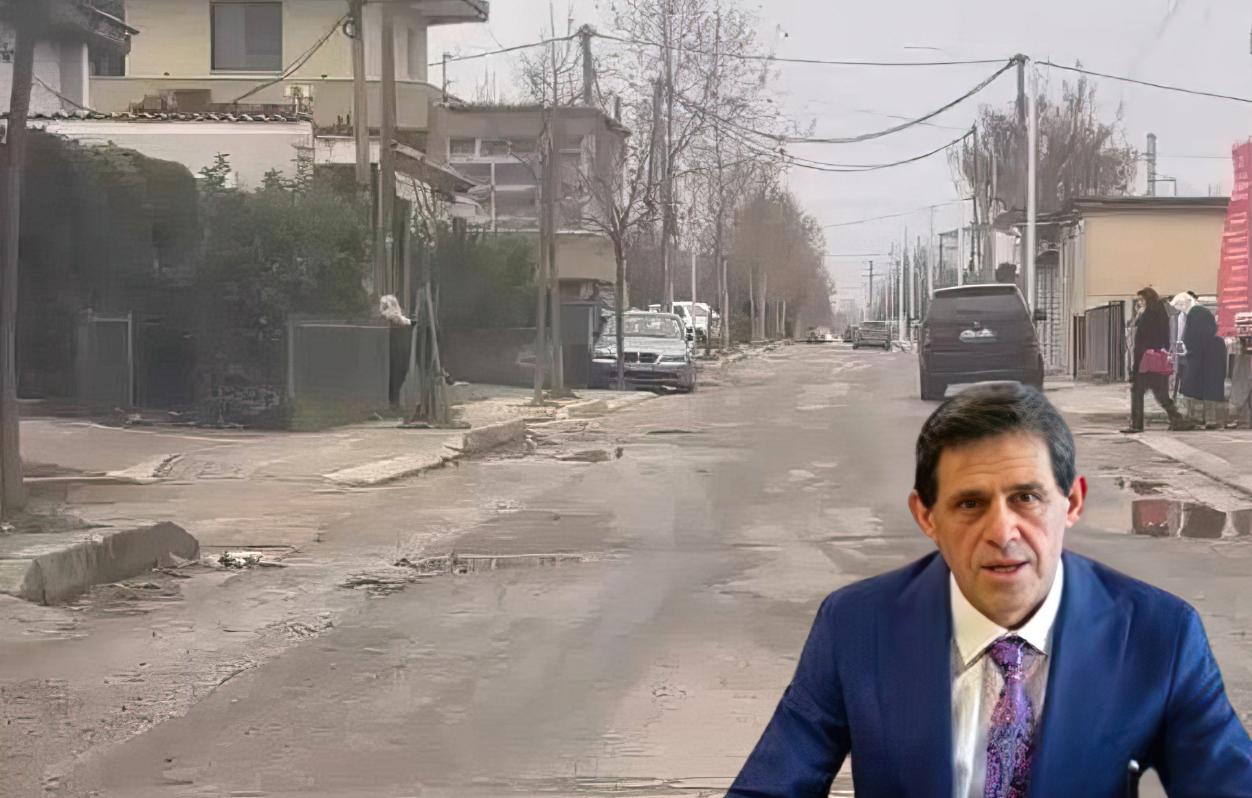 Kamionët me inerte shkatërrojnë rrugën në Kamëz dhe ndotin lumin e Tërkuzës