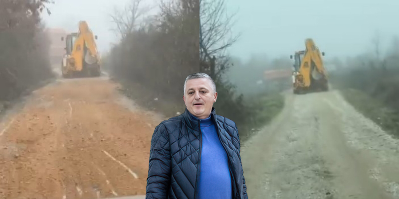 Spahiu në gjumë, banorët e fshatit të Maqellarës shtrojnë vetë rrugën!